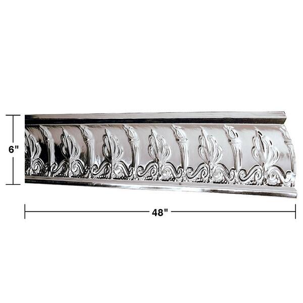 Ceiling Tiles Tin Plated Steel Cornice Torch and Flame Overstock